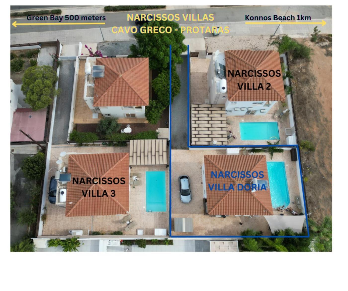 Narcissos Villa Doria Protaras Exterior photo